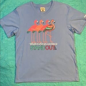 Jadelynn Brooke Periwinkle short sleeve shirt